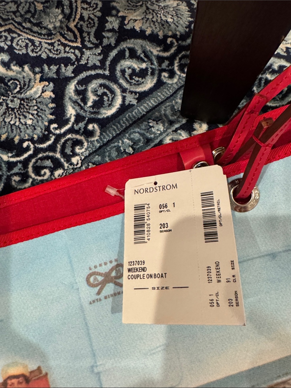 Anya Hindmarch NWT Weekend Couple on a Boat Tote - Picture 8 of 8